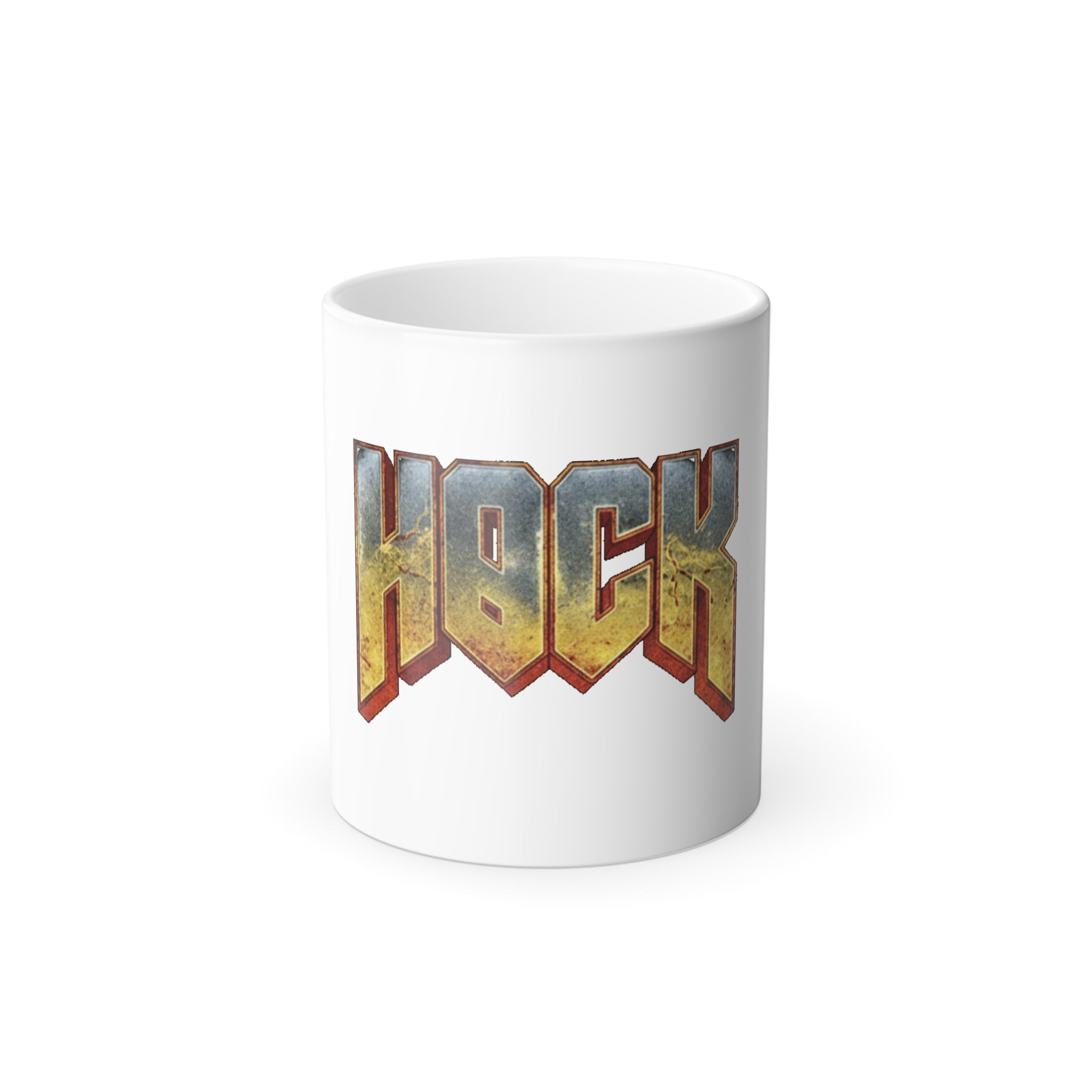 Color Changing Mug with 'HACK' Design - Perfect for Gift Giving, Coffee Lovers, Home Decor, Unique Drinkware, Personalized Mugs