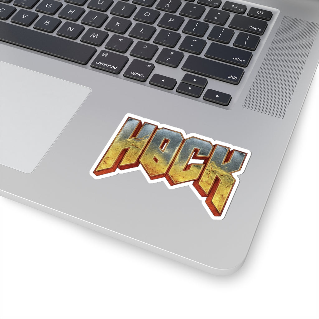 Hock Kiss-Cut Stickers - Bold Graphic Decals for Laptops, Water Bottles, Notebooks, Gifts, Personalization