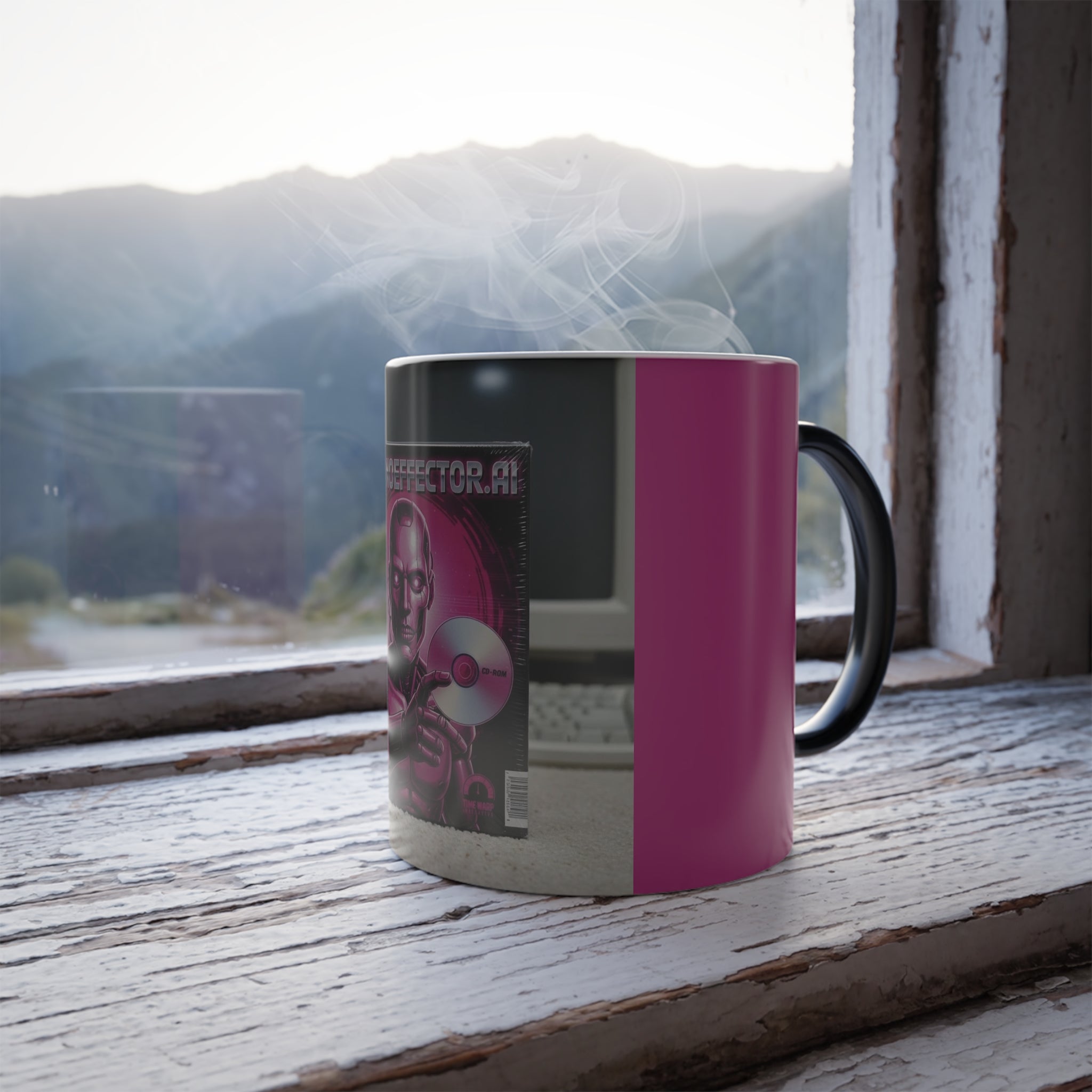 Color Morphing Mug with Retro Robot Design, Perfect for Tech Lovers, Gift for Birthdays, Unique Kitchen Decor, Fun Office Mug, Ideal [...]