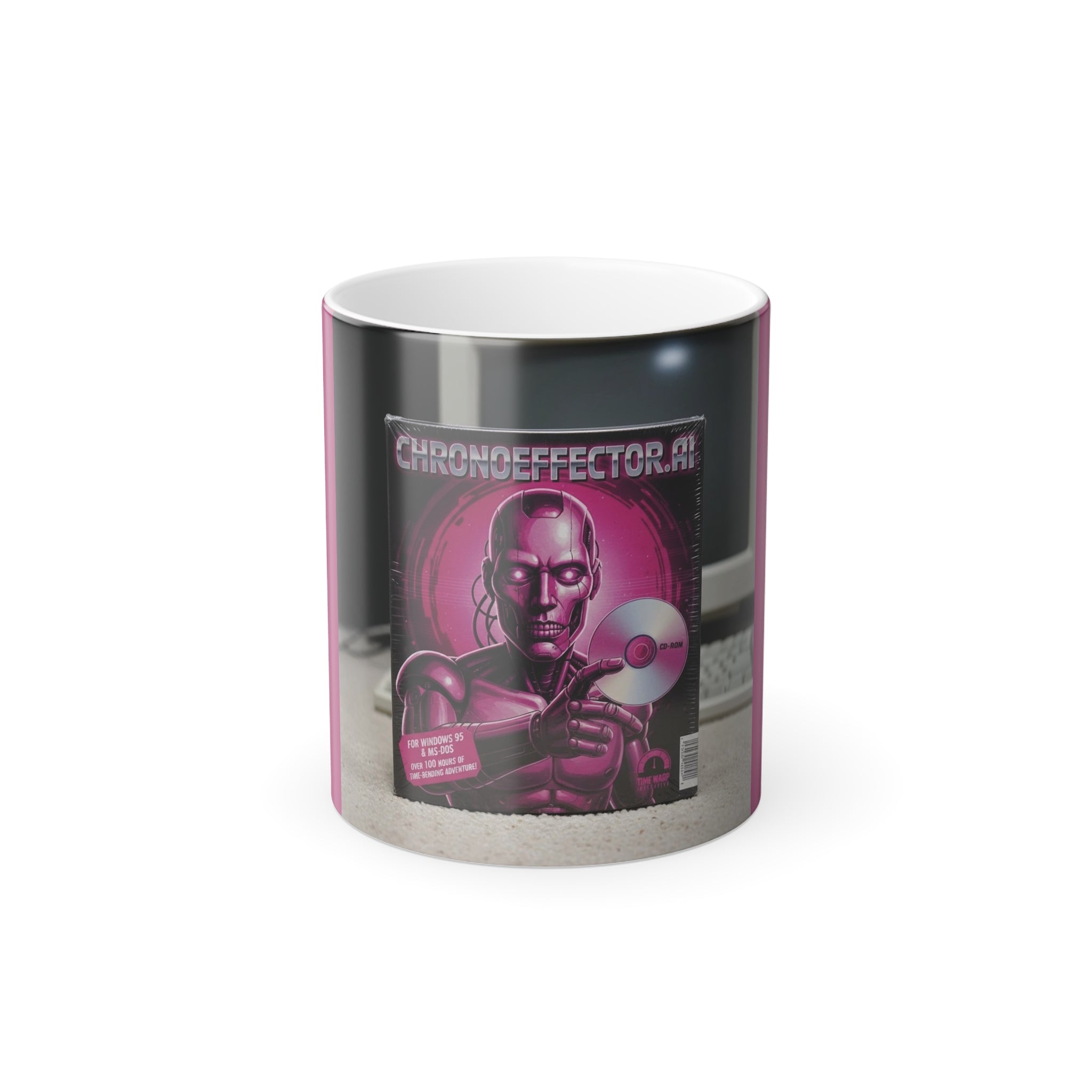 Color Morphing Mug with Retro Robot Design, Perfect for Tech Lovers, Gift for Birthdays, Unique Kitchen Decor, Fun Office Mug, Ideal [...]